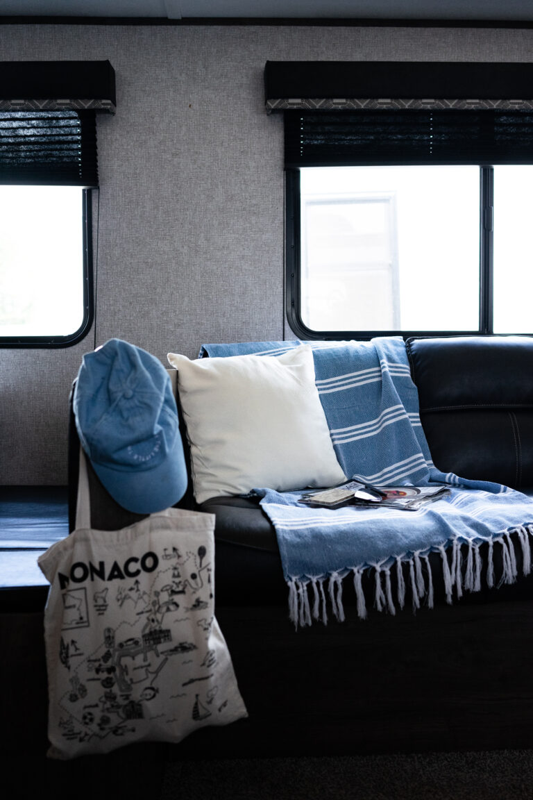 RV Tip: How to keep the sofa cushions from sliding off 