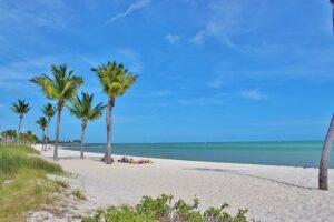 A beach in Key West Florida