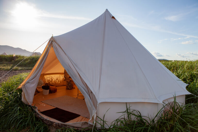 glamping safari tent