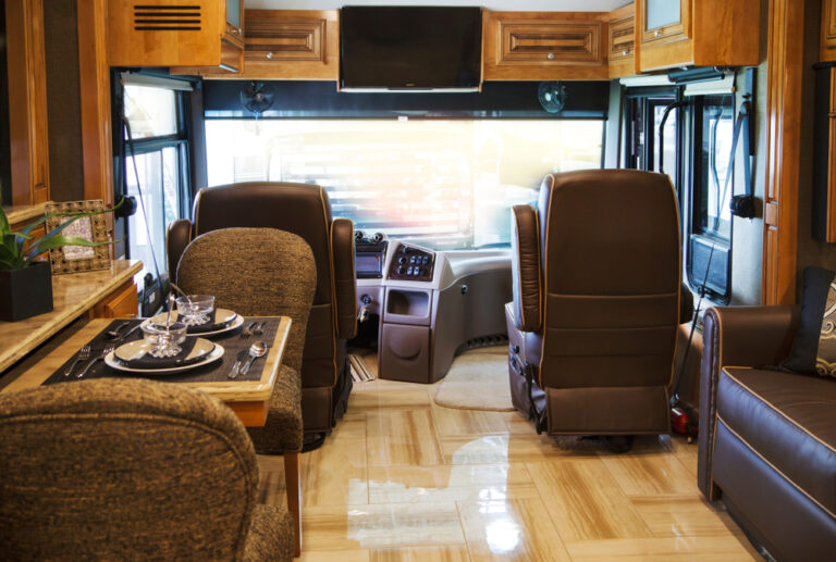 captain's chairs in an RV