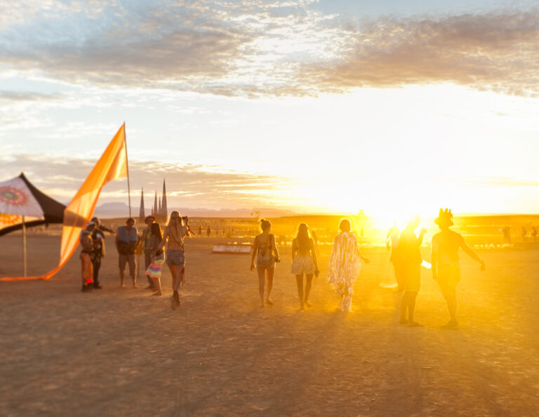 people at Burning Man