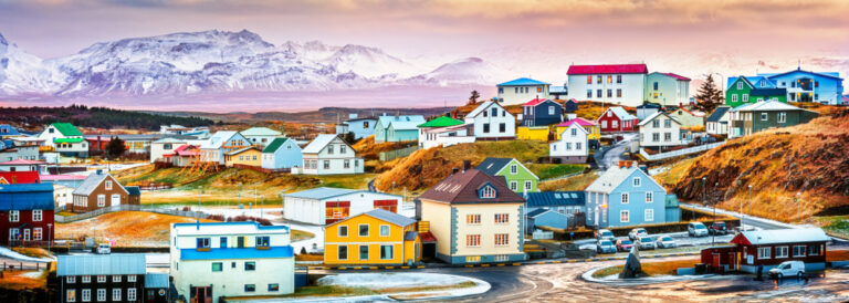 Colorful Icelandic houses