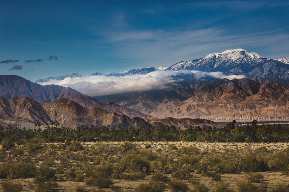 Mountains and the Coachella Valley