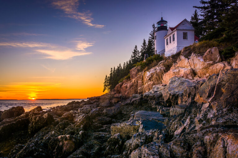 A seashore at Acadia National Park