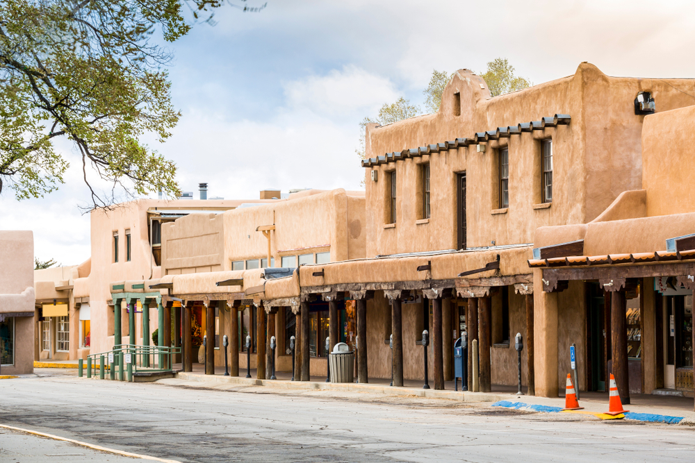 adobe buildings in Taos New Mexico