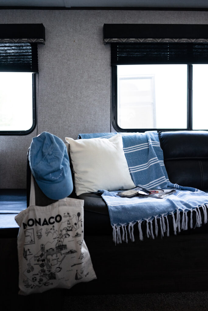 an RV couch