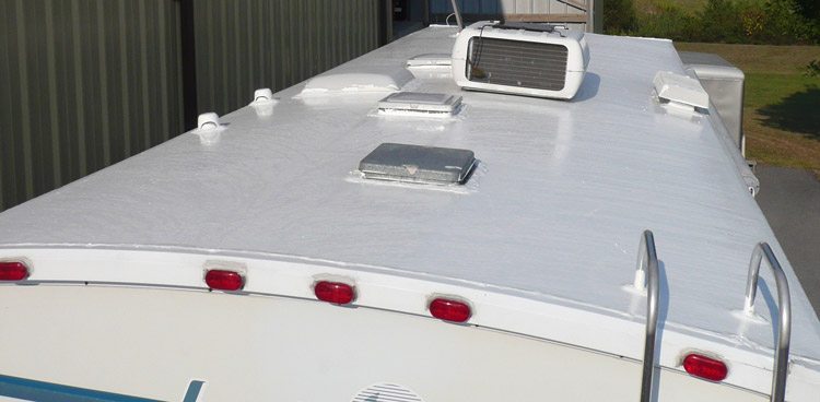 What A View!!! : Coating Mel and Paula's RV Roof with Elastomeric Paint