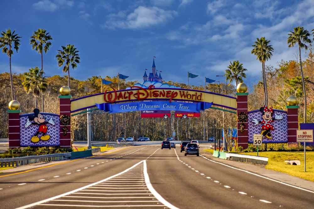 entrance to Disney World
