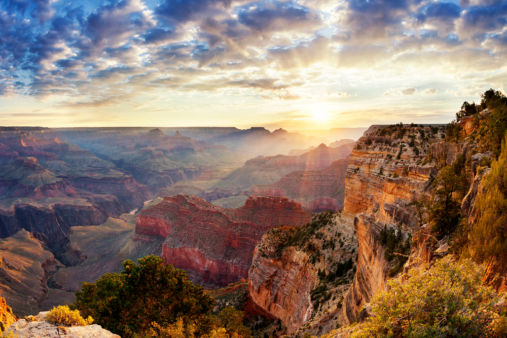 sunrise over Grand Canyon