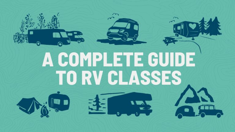Infographic of RV classes