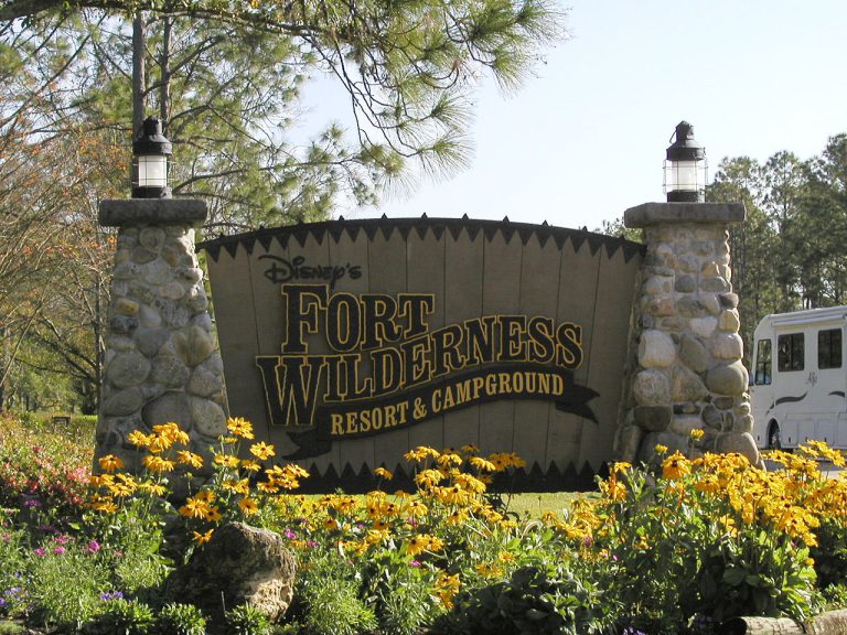 Fort Wilderness Campground Sign