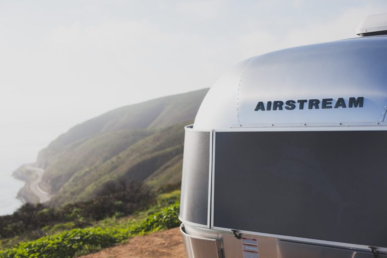 Aisrstream trailer in the mountains