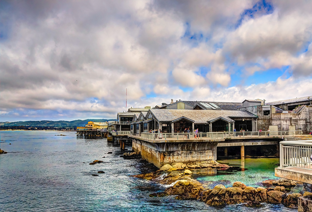 Monterey bay aquarium building - California shots - june