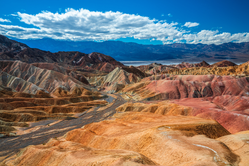 Zabriskie Point at Death Valley National Park Winter Storms amazing Landscape & Nature Photography