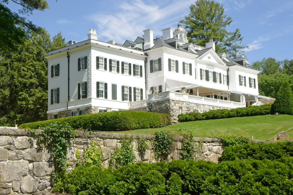 Lenox, MA USA - June 24 2019 - The Mount. Edith Wharton's home from 1902 - 1911