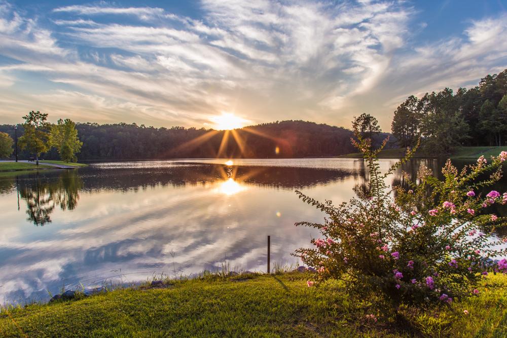 Sunrise at Alabama's Lake Lurleen