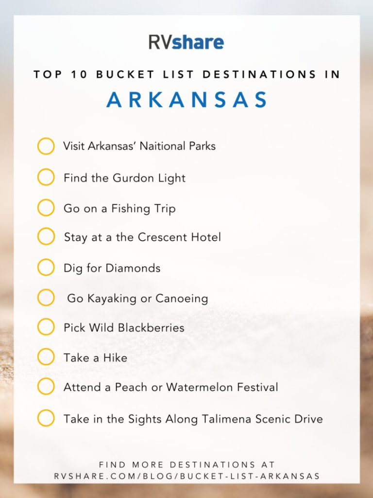 Arkansas Bucket List