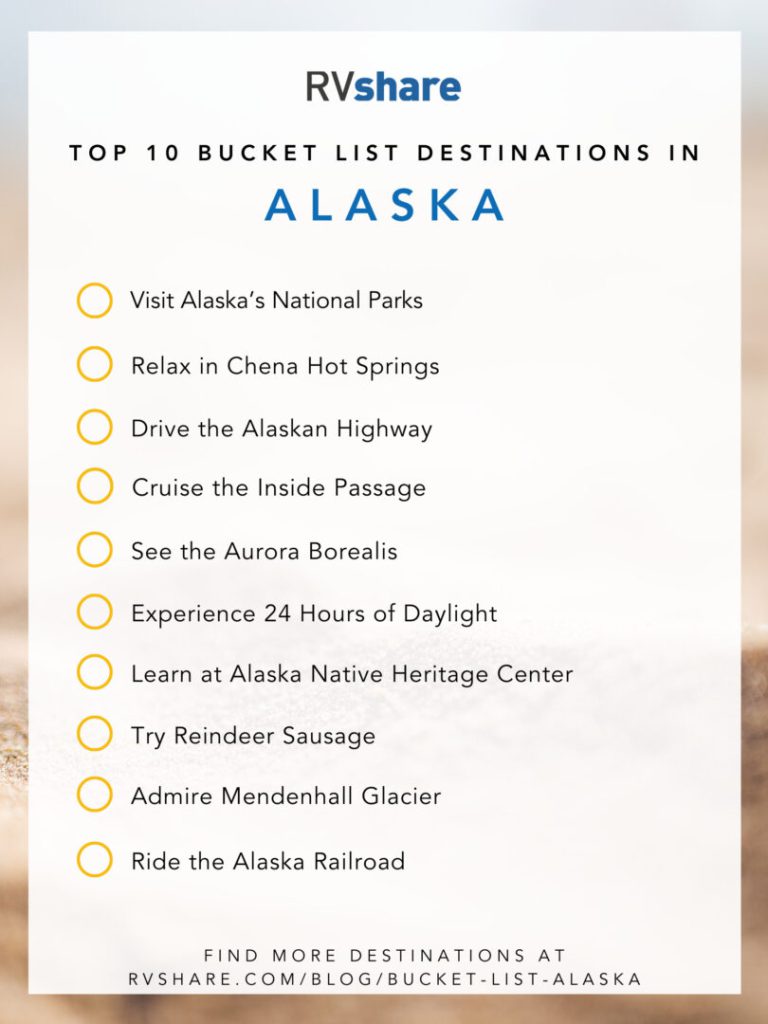 Alaska Bucket List