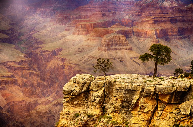 scenic view of a cliff at the Grand Canyon