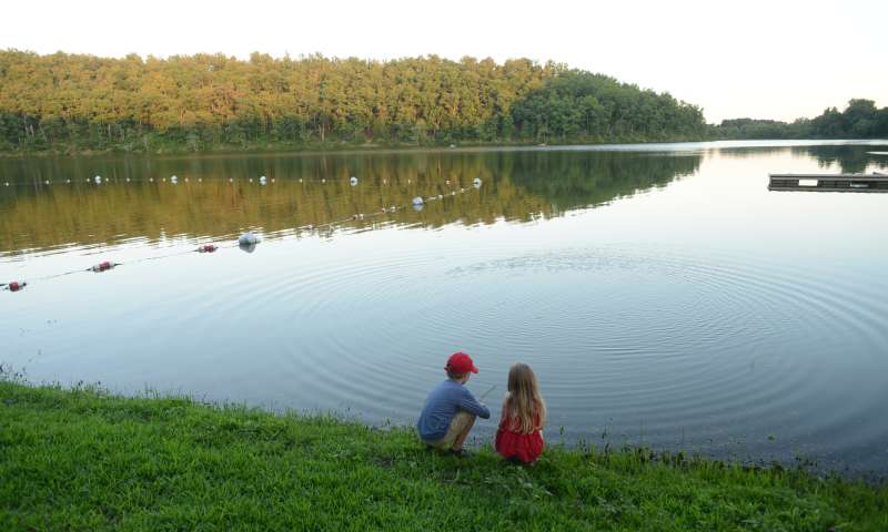 Lake Bennett in Woolly Hollow State Park