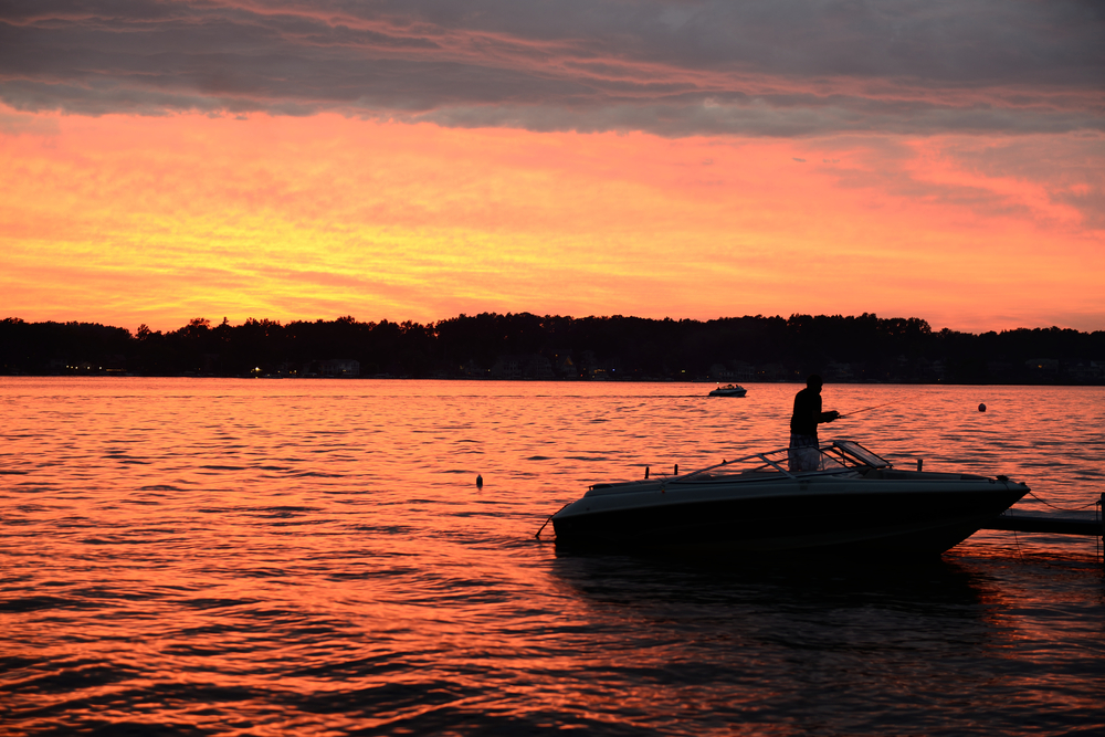 Hamilton Lake Indiana Bass Fishing Video
