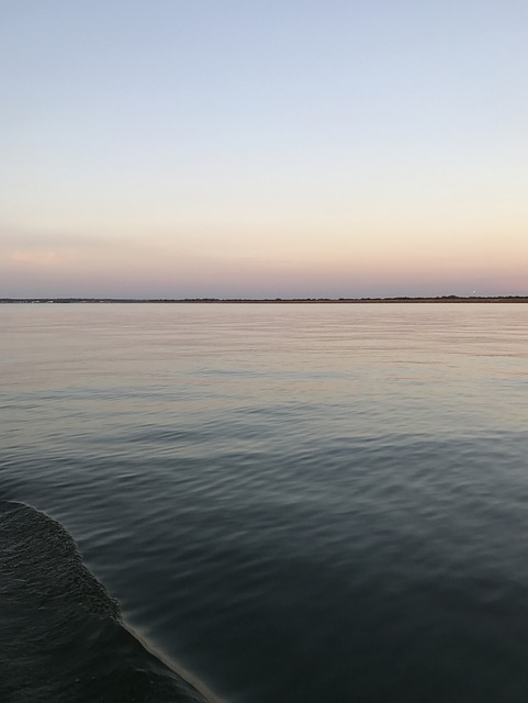 the Gulf of Mexico seen from Galveston Island, Texas