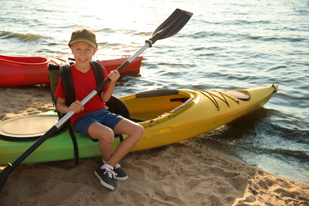 Kayaking is popular at Dream Lake State Recreation Area