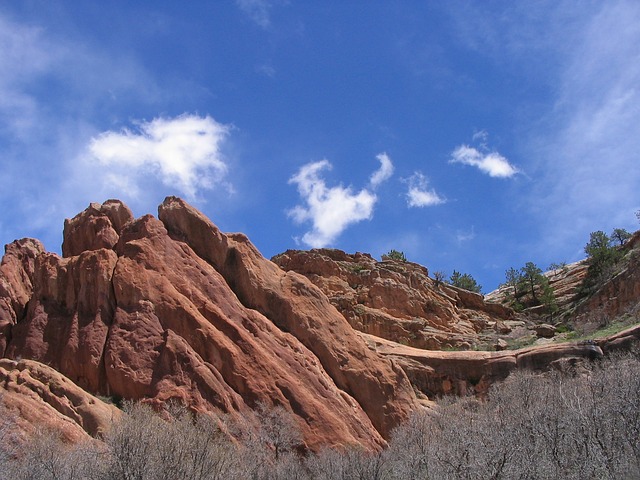 red rocks in Roxborough State Park