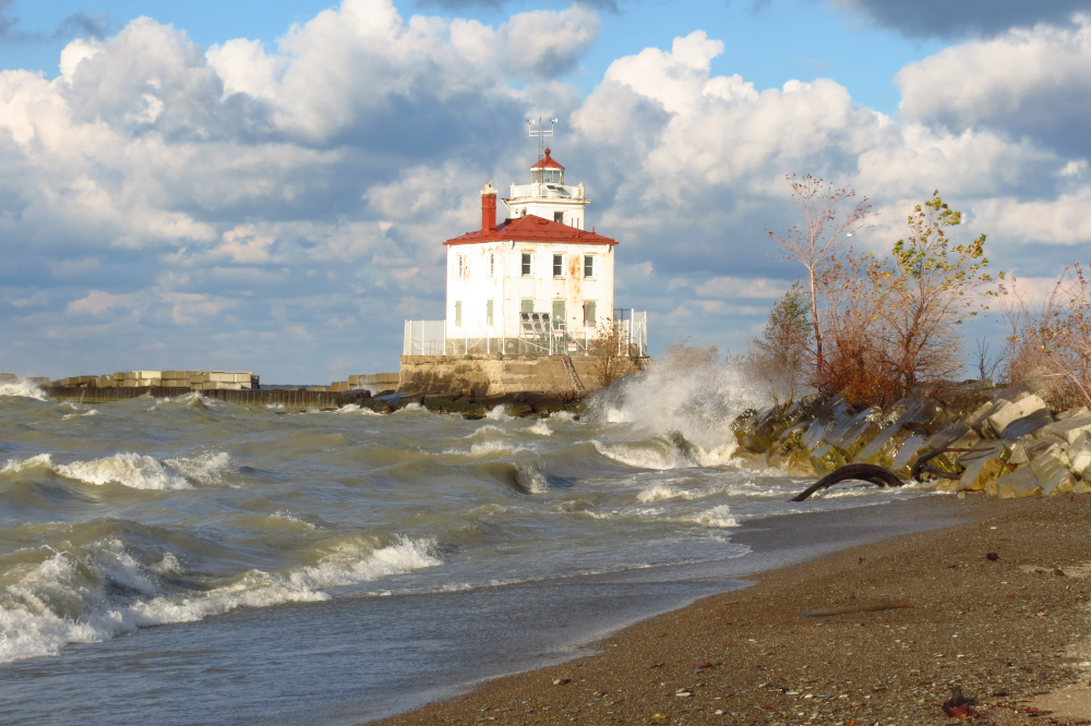 Lake Erie Lighthouse at Headlands Beach State Park