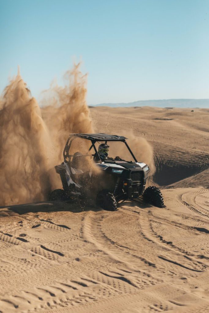 ATV on Sand Dunes