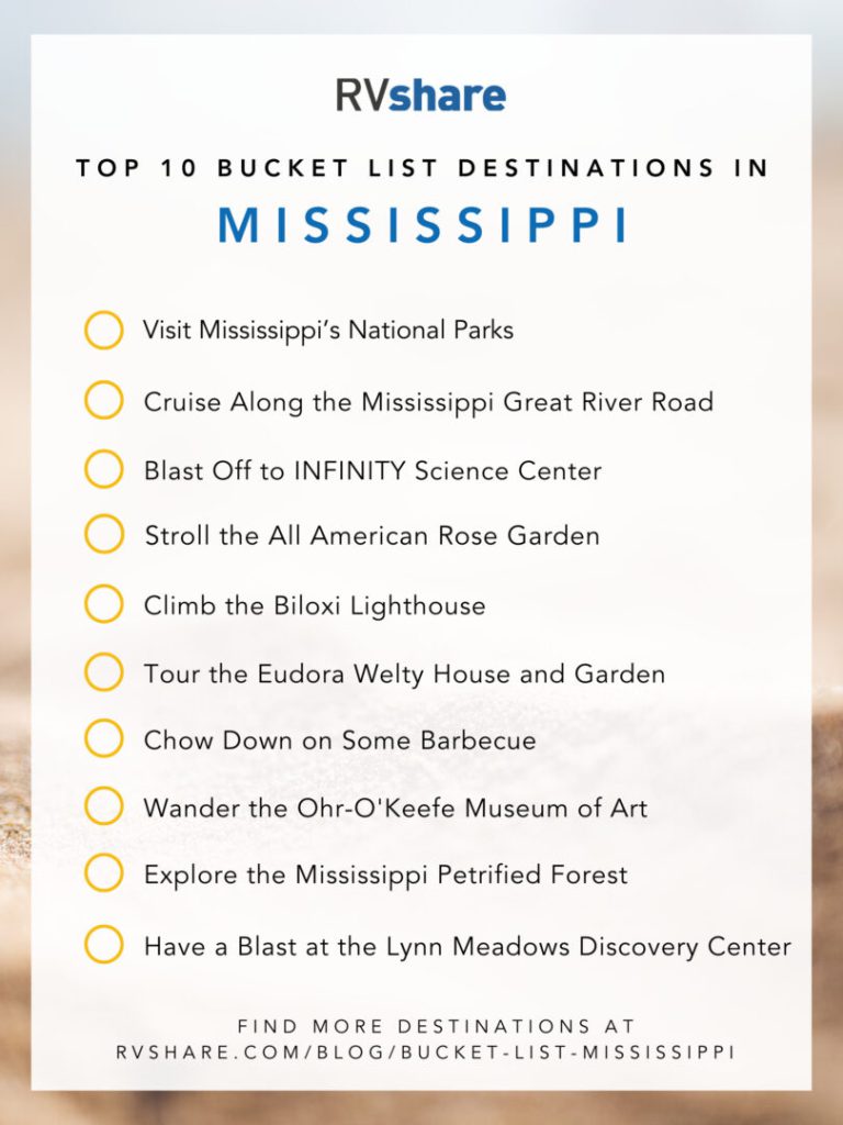Mississippi Bucket List