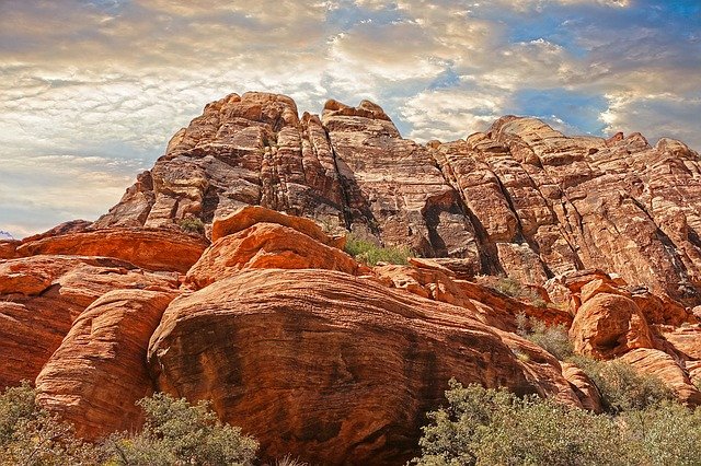 red rock canyon in Las Vegas