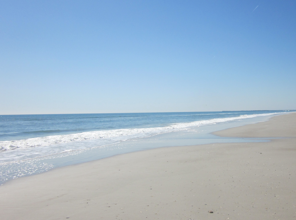 Quiet Beach in Wilmington, North Carolina