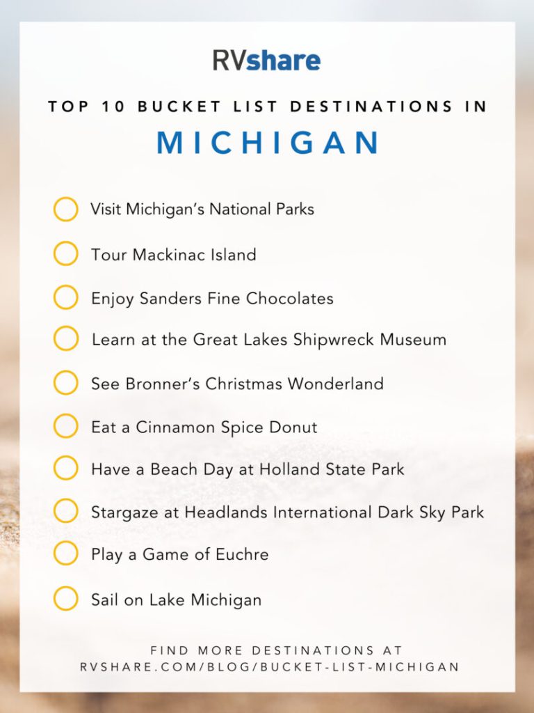 Michigan bucket list