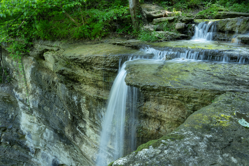 Waterfall in Clifty Falls State Park