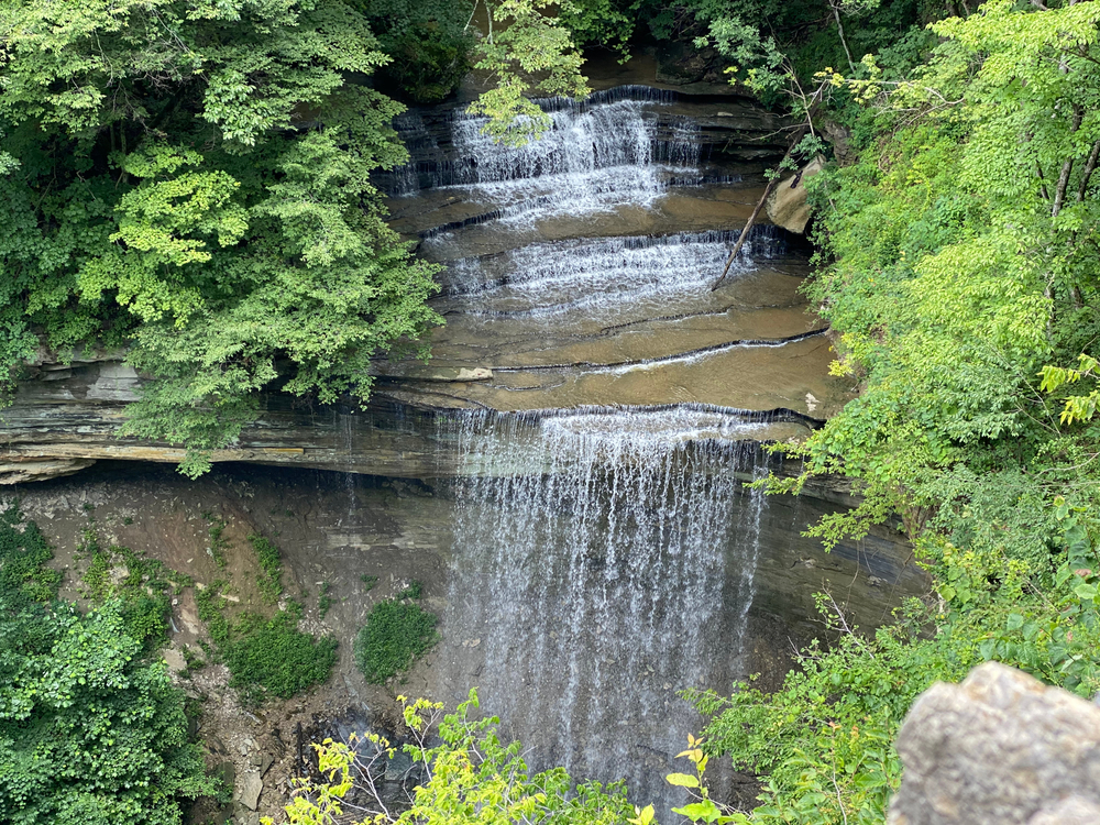 Waterfall at Clifty Falls State Park Indiana