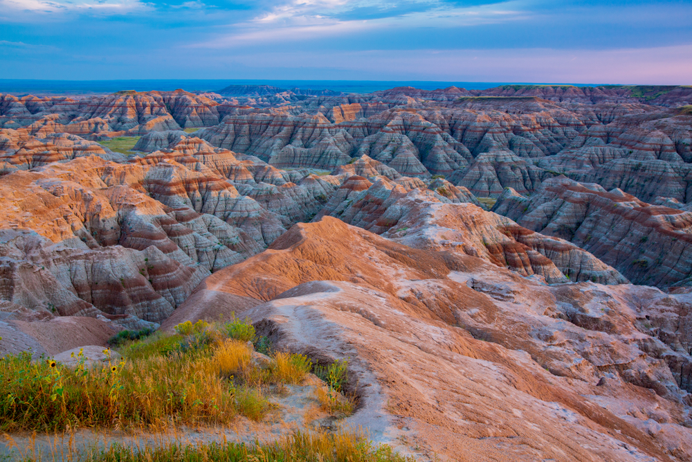 Badlands National Park in South Dakota, USA