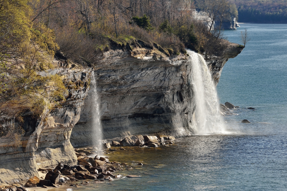 Spray Falls, Lake Superior Pictured Rocks National Lakeshore