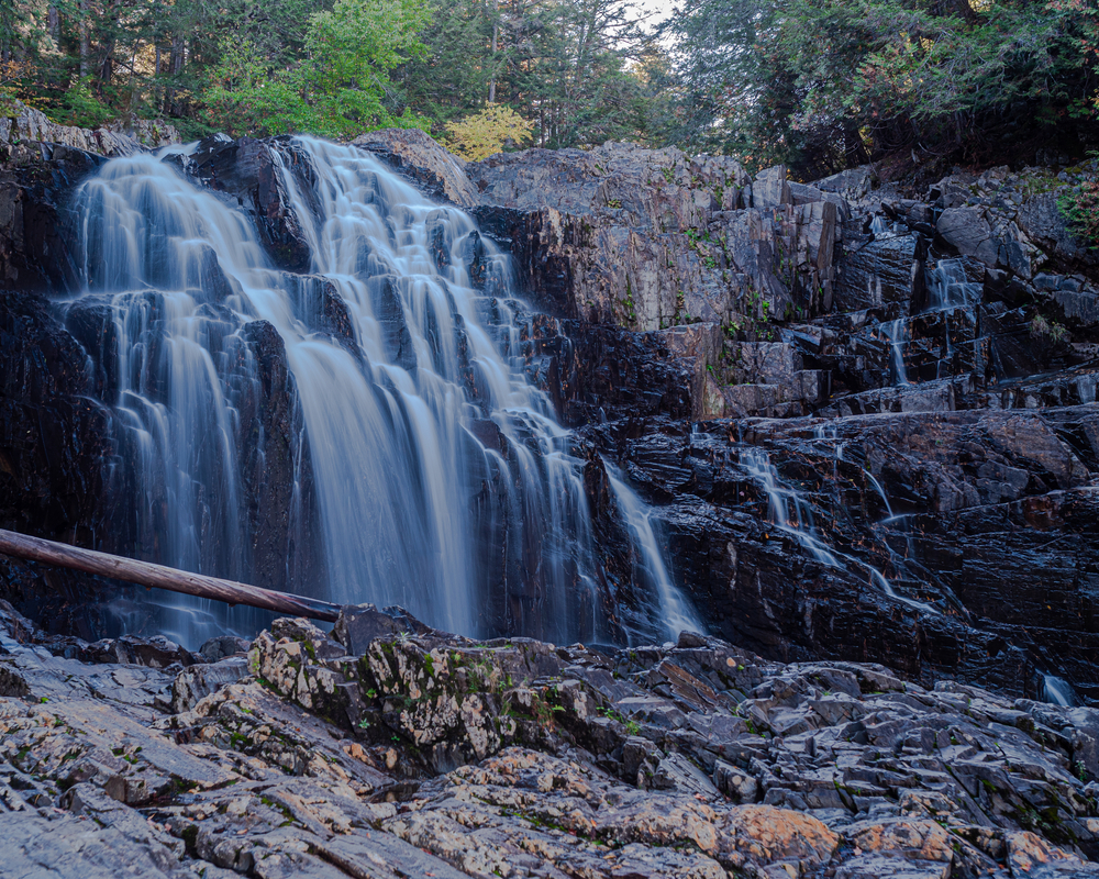 beautiful waterfall in Northern Maine