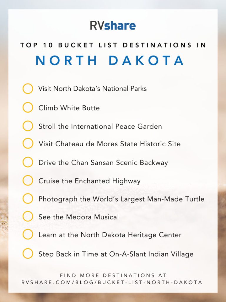 North Dakota bucket list