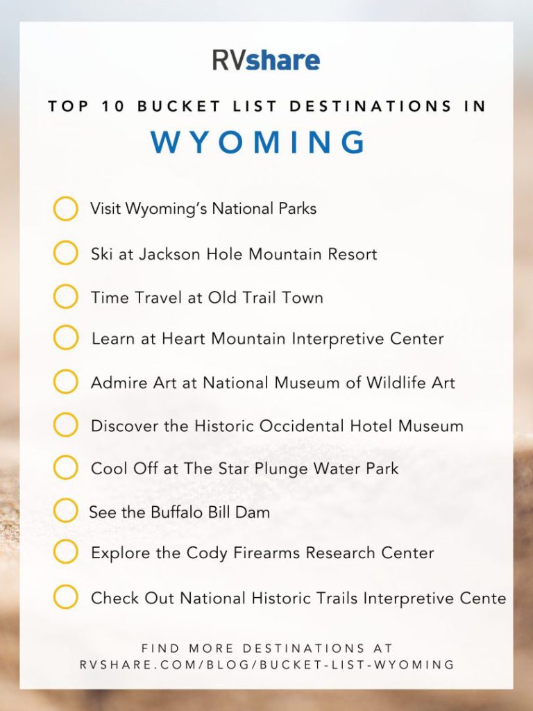 Wyoming Bucket List