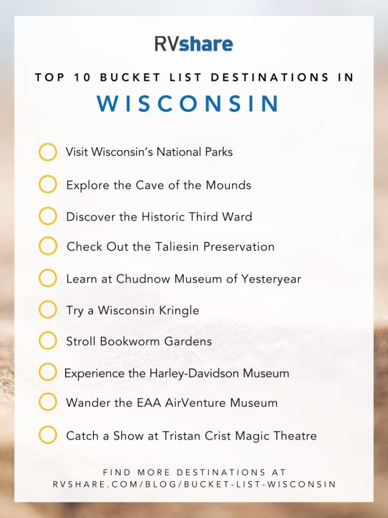 Wisconsin Bucket List