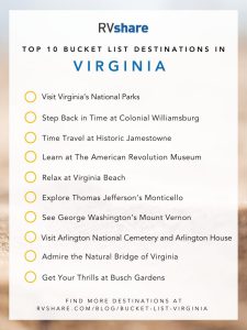 Virginia Bucket List
