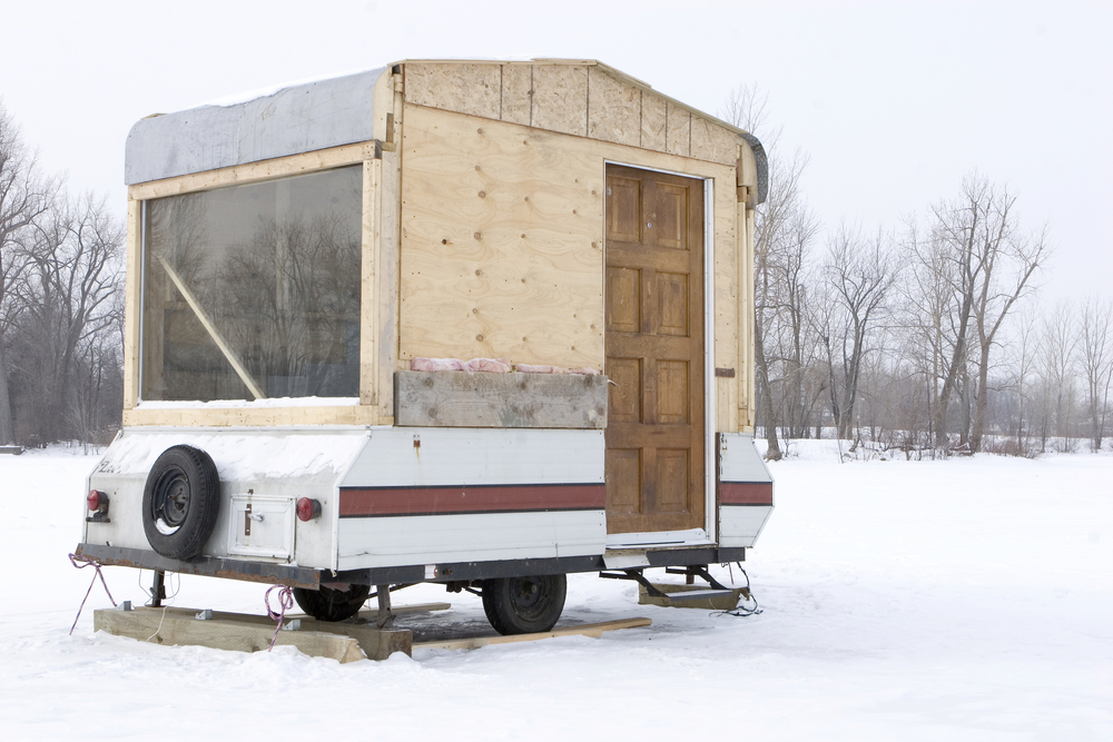 Ice fishing trailer