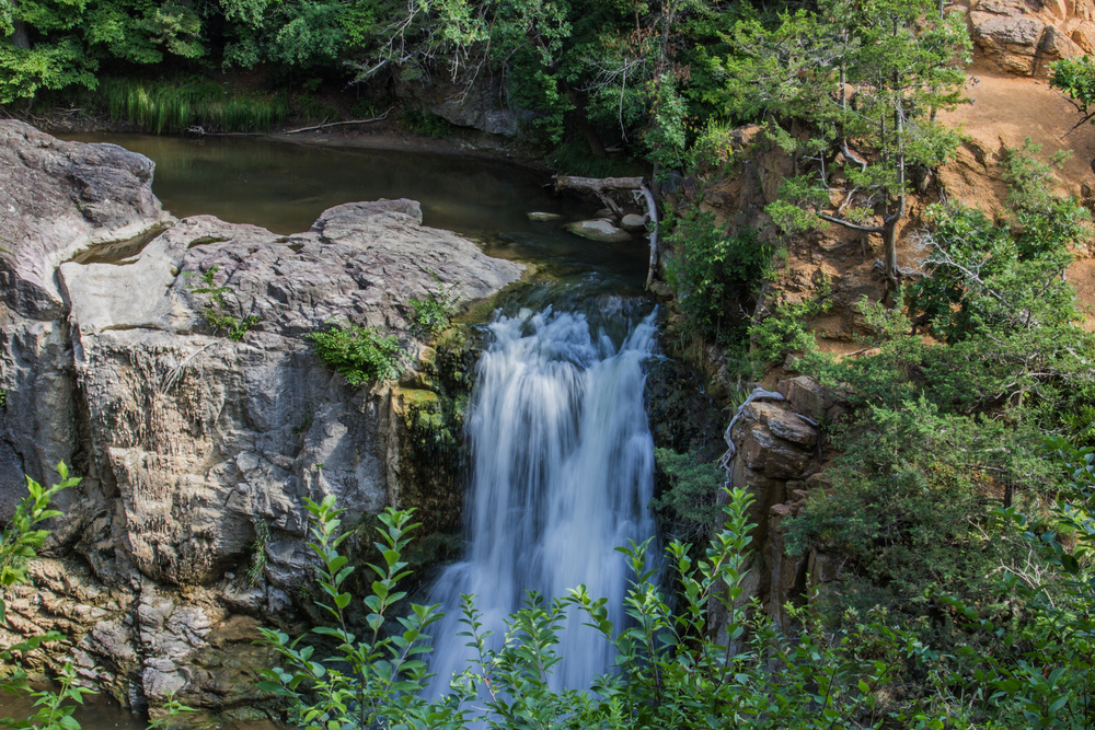 Long Exposure of Ramsey Falls, near Redwood Falls, MN.