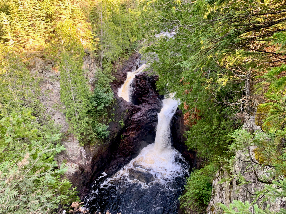 Devil's Kettle Waterfall, North Shore Minnesota