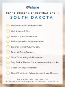 South Dakota bucket list