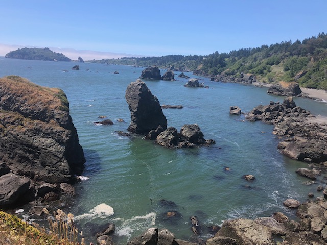 Rocky coastline in Oregon