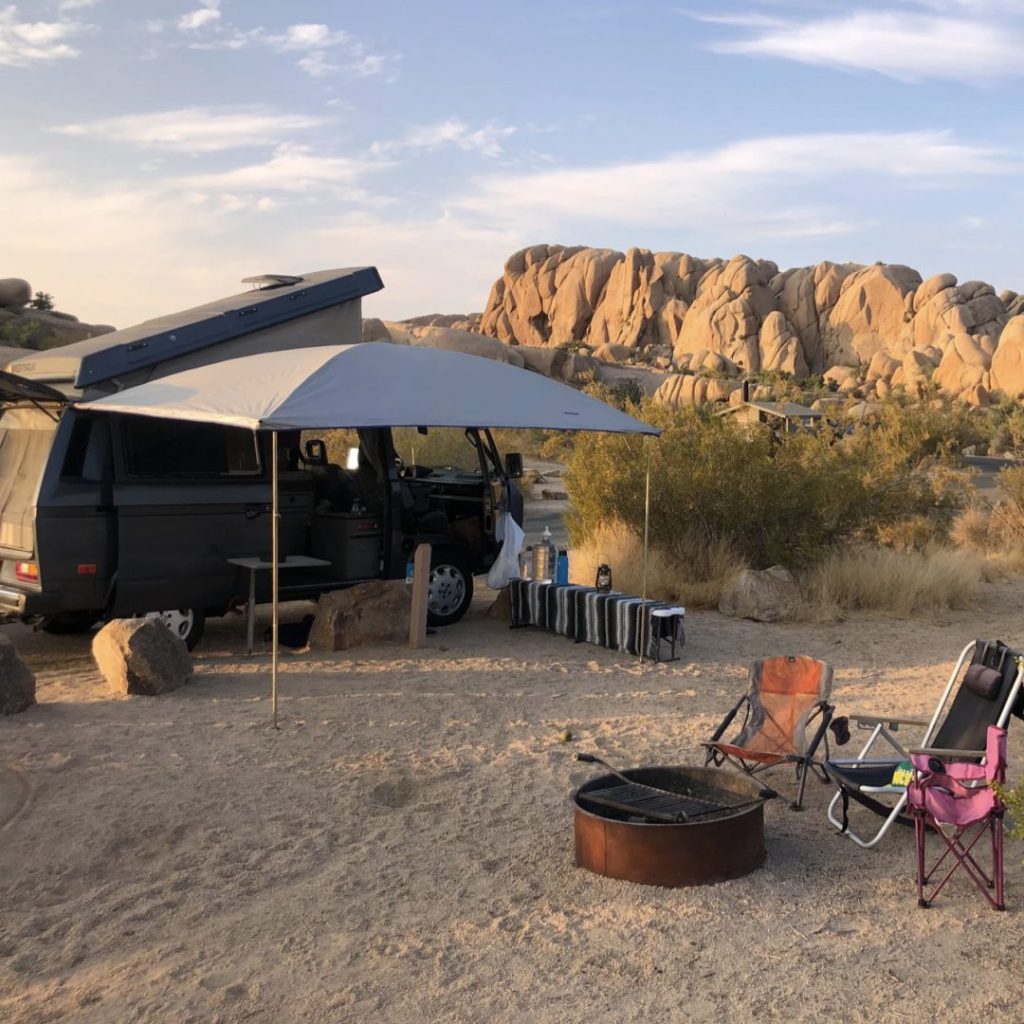 Campsite at Jumbo Rocks Campground