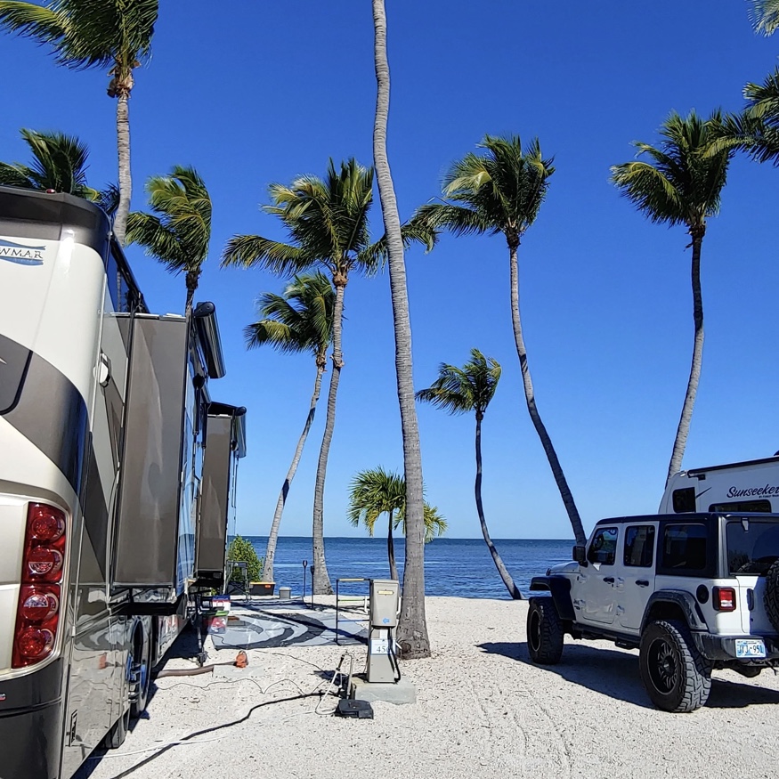 Campsite at Sunshine Key RV Resort